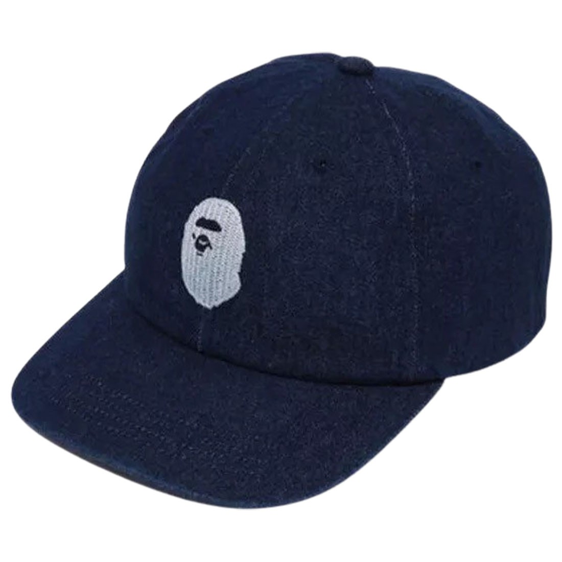 A Bathing Ape Ape Head Denim Cap (swim / indigo)