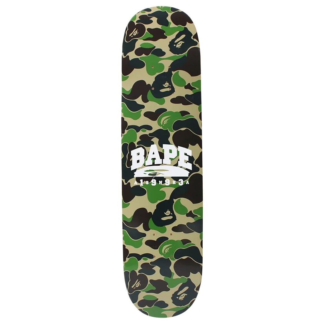 A Bathing Ape ABC Camo Skateboard (green)