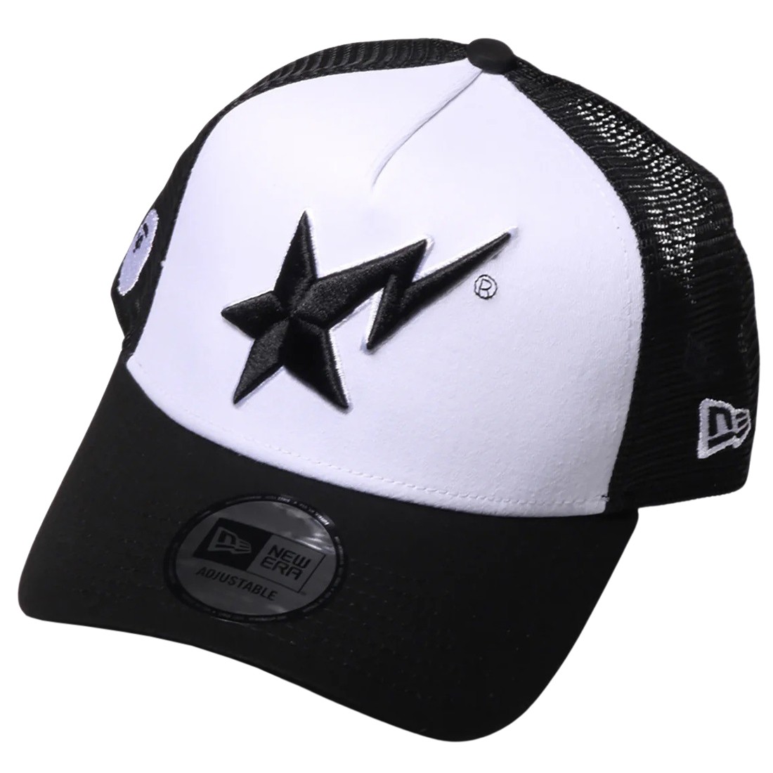 A Bathing Ape New Era 9Forty Sta Cap With Cap Clip (black)