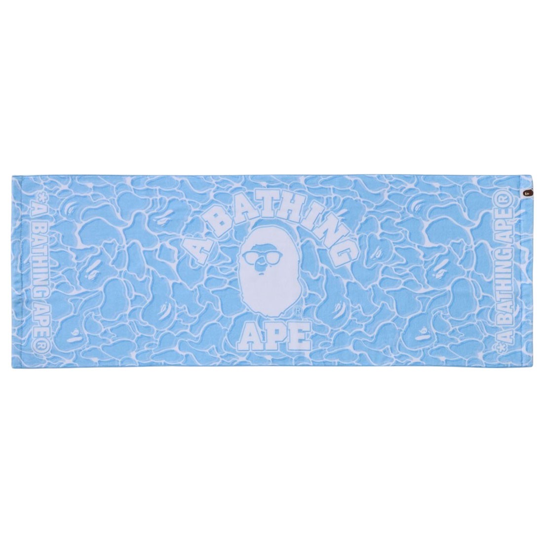 A Bathing Ape ABC Sea Surface Camo Beach Towel (blue)