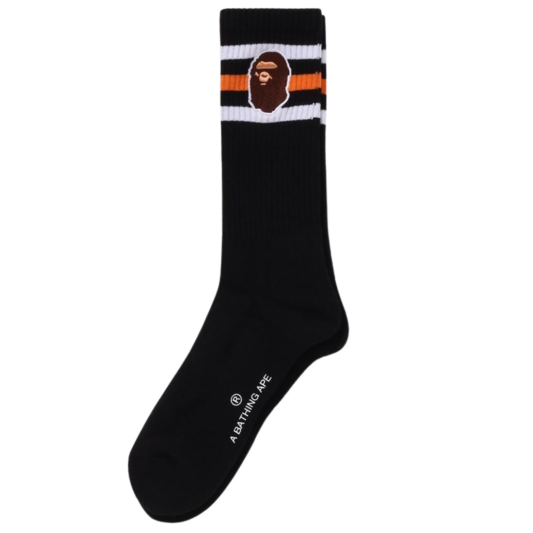 A Bathing Ape Men Ape Head Socks (black)