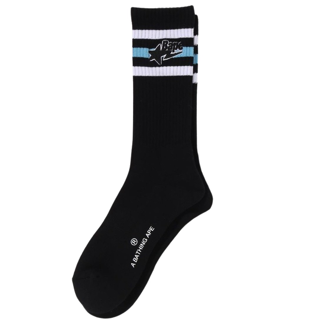 A Bathing Ape Men Bape Sta Socks (black)