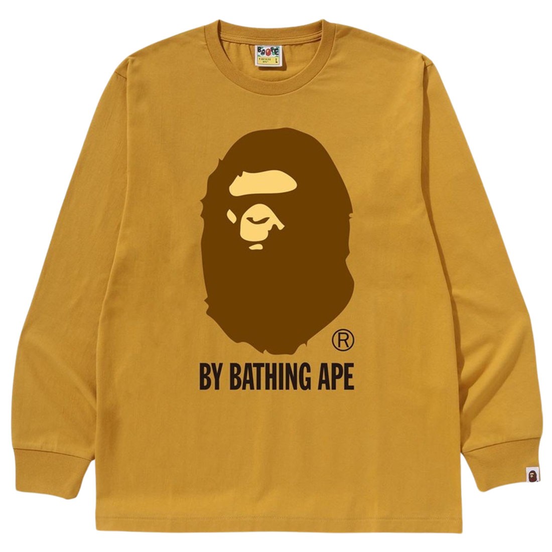 A Bathing Ape Men By Bathing Ape Long Sleeve Tee (yellow)