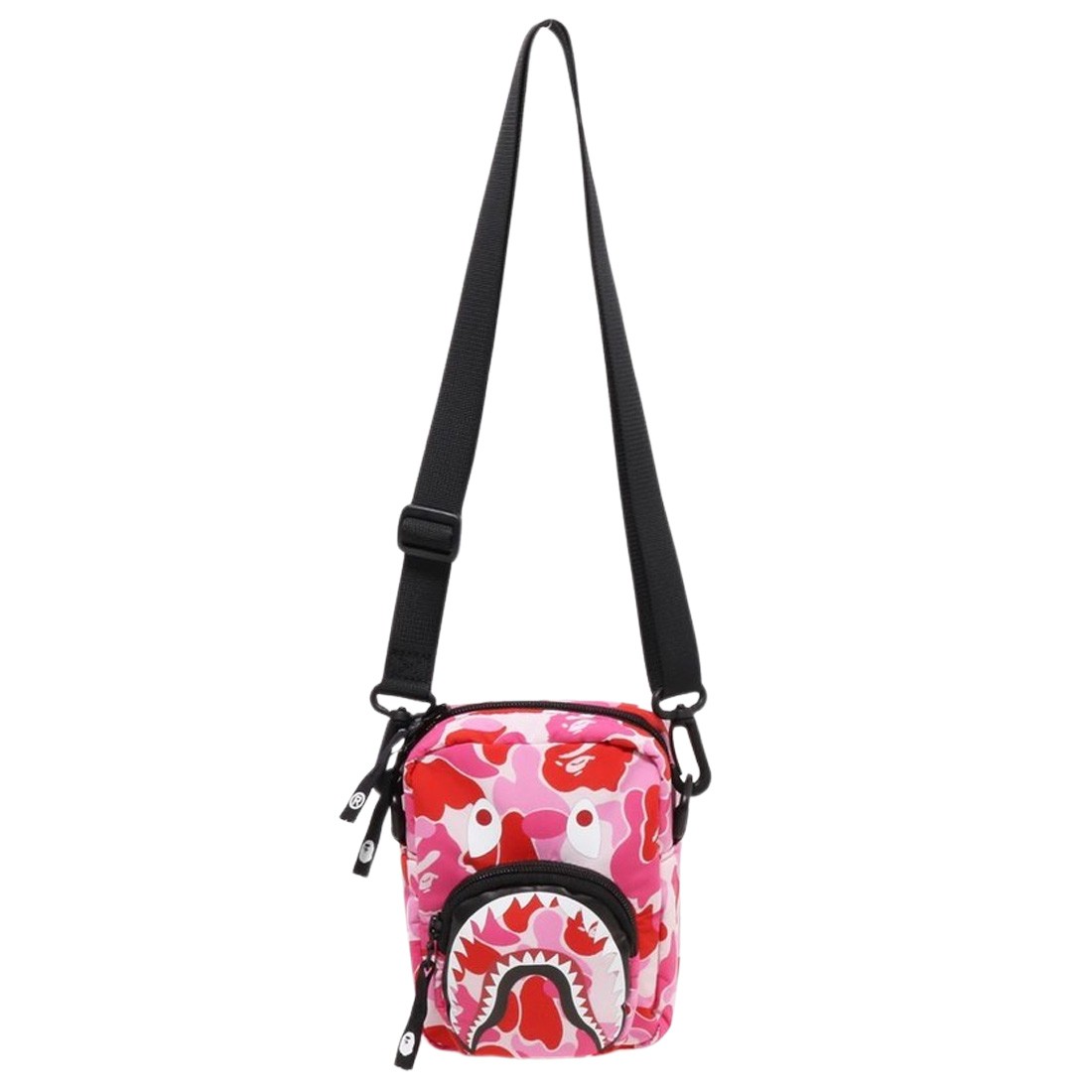 A Bathing Ape ABC Camo Shark Mini Bag (pink)