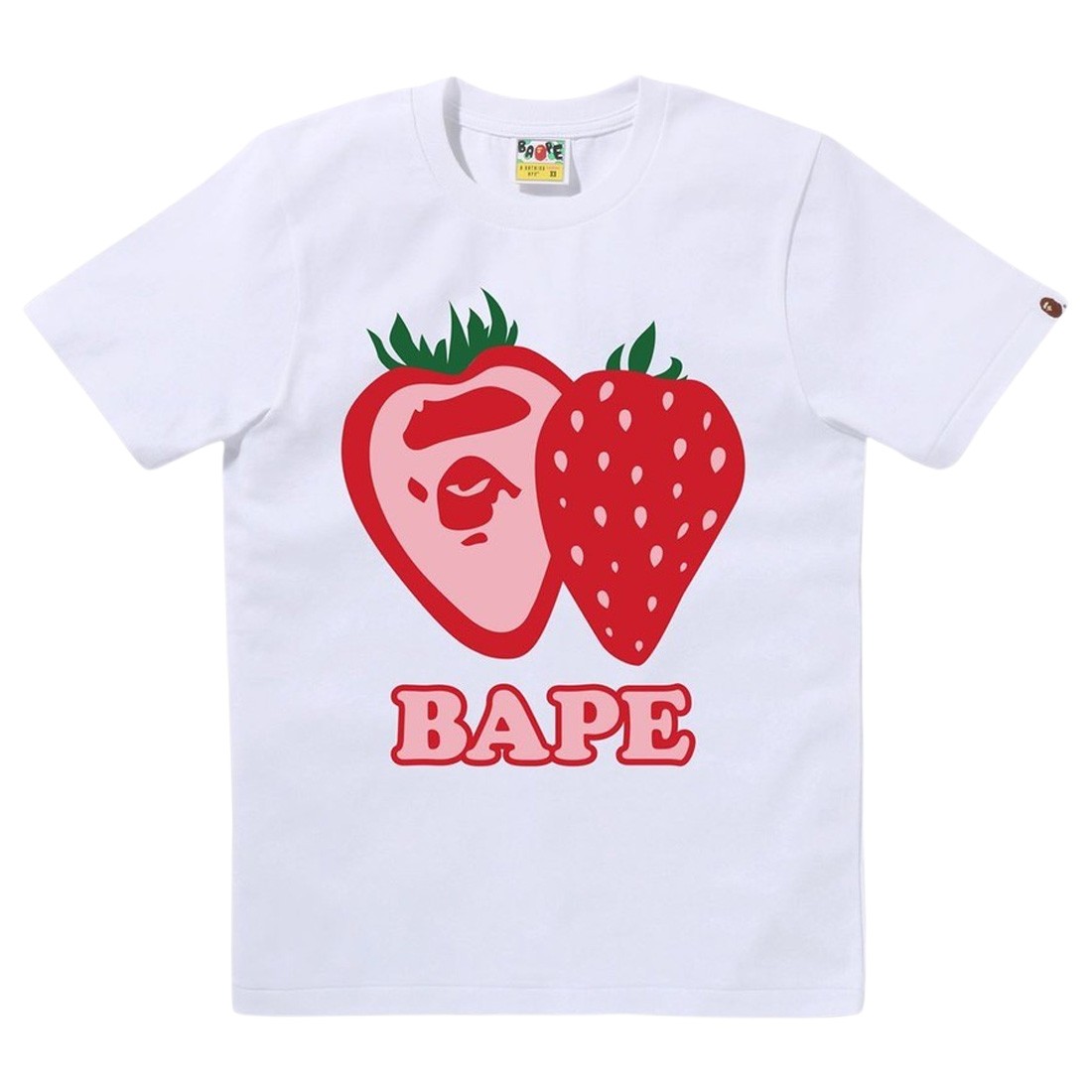 A Bathing Ape Women Bape Strawberry Tee (white)