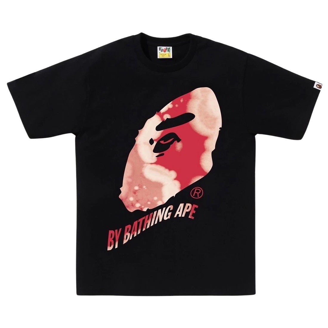 A Bathing Ape Men Tie Dye Twist By Bathing Ape Tee (black)