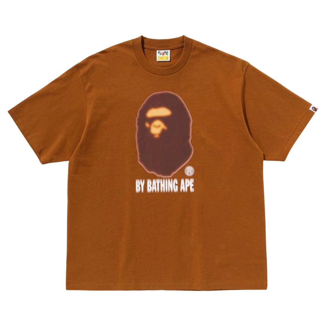 A Bathing Ape Men Blur By Bathing Ape Relaxed Fit Tee (beige)