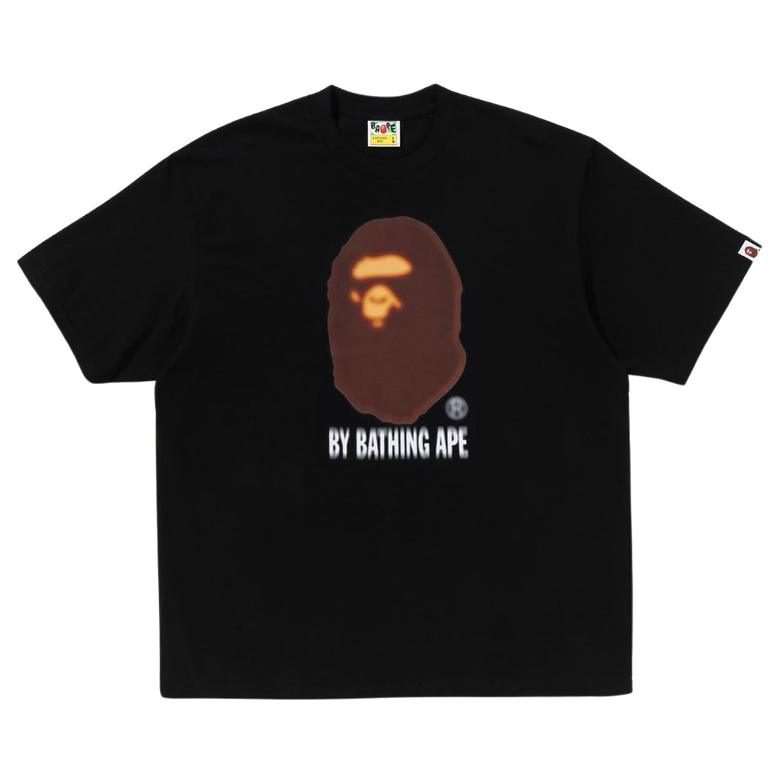 A Bathing Ape Men Blur By Bathing Ape Relaxed Fit Tee (black)