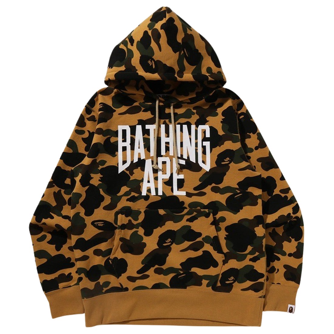 A Bathing Ape Men 1st Camo Pullover Hoodie (yellow)