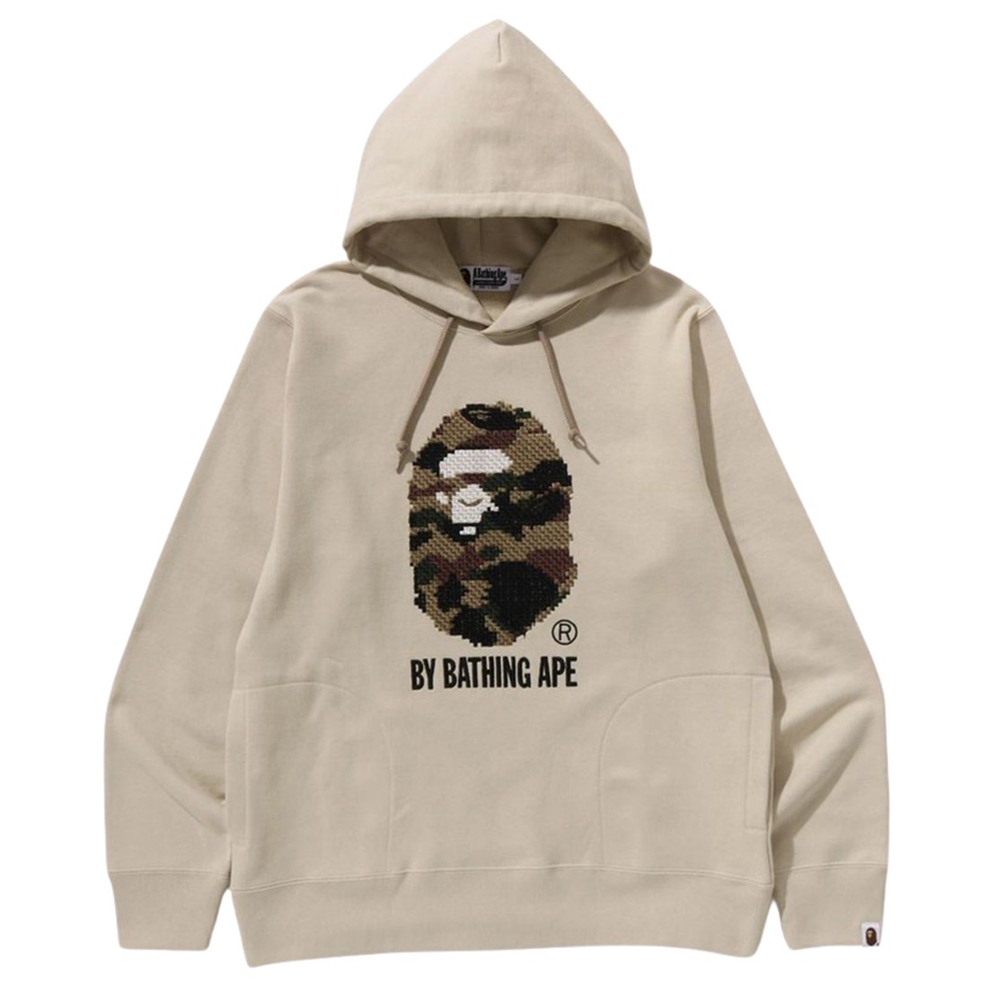 A Bathing Ape Men 1st Camo By Bathing Ape Pullover Hoodie (beige)