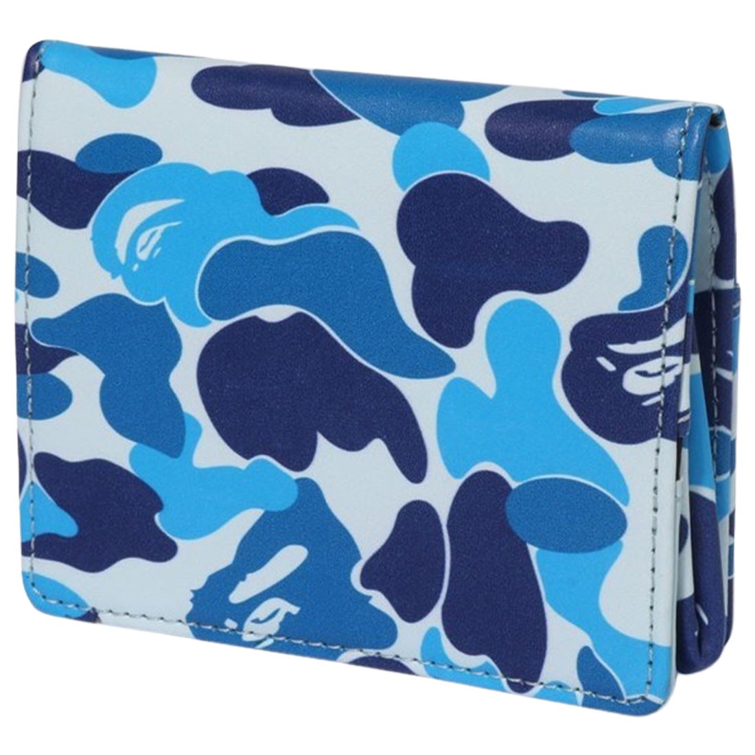 A Bathing Ape ABC Camo Coin Case (blue)