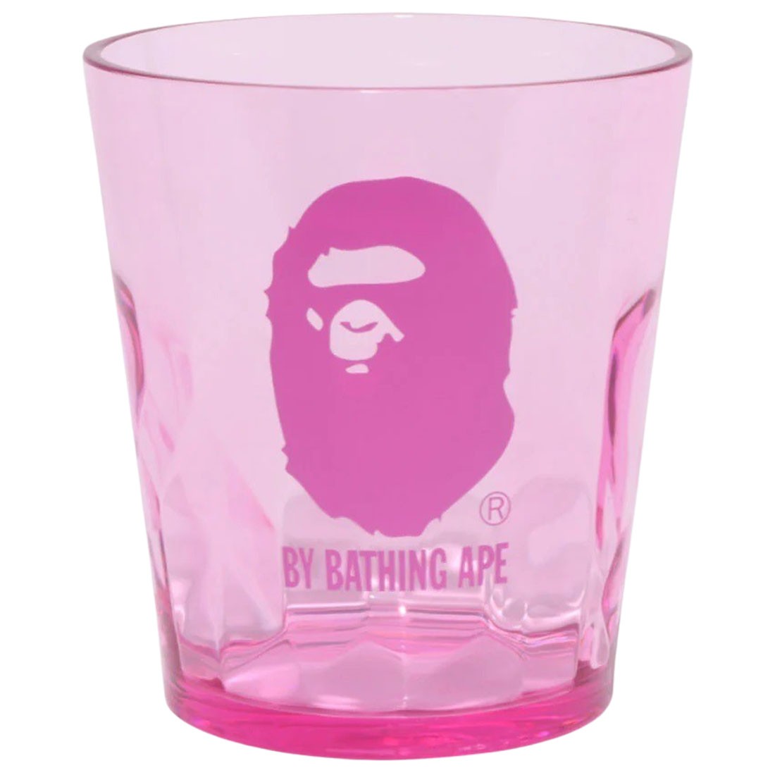 A Bathing Ape Bape x Plakira Ape Head Glass (pink)
