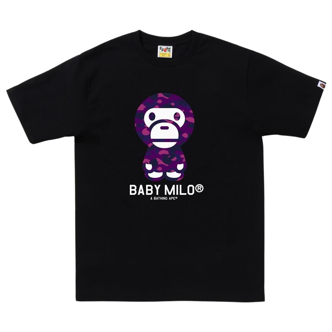 Men's Bape tee Shirt A Bathing Ape T-shirt (Purple Camo)