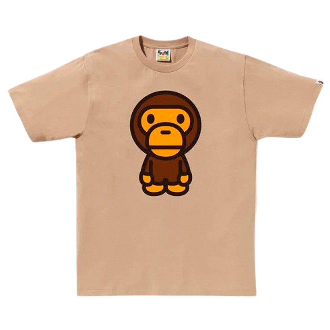 A Bathing Ape Men Big Baby Milo Tee (beige)