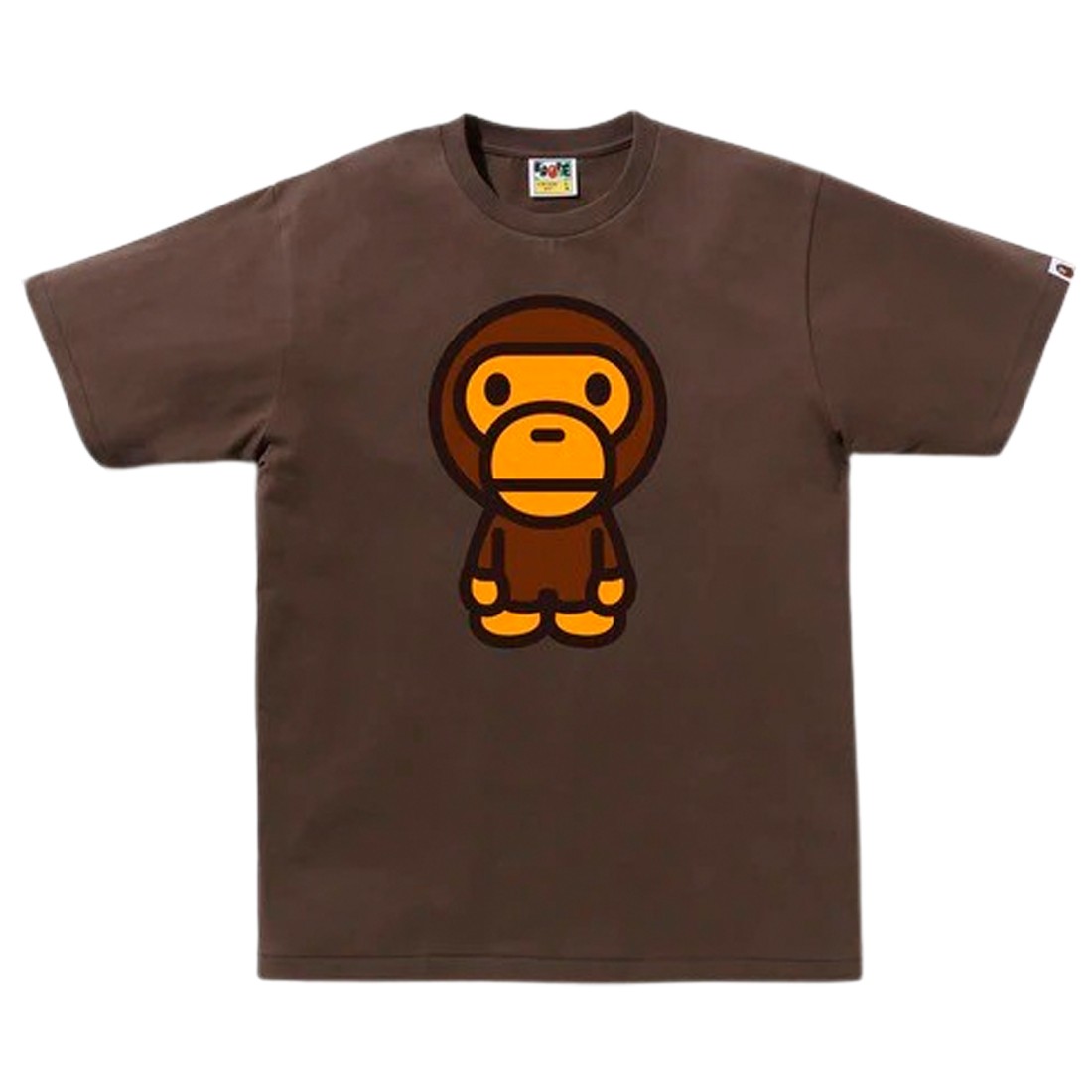 A Bathing Ape Men Big Baby Milo Tee (brown)