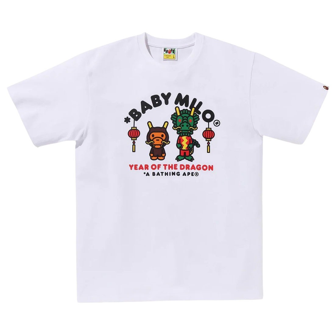 A Bathing Ape Men Year Of The Dragon Baby Milo Tee (white)