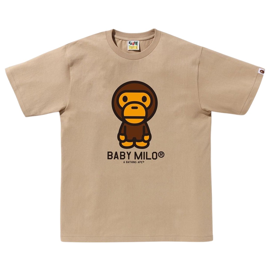 A Bathing Ape Men Baby Milo Tee (beige)