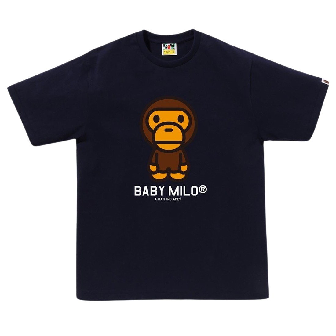 A Bathing Ape Men Baby Milo Tee (navy)