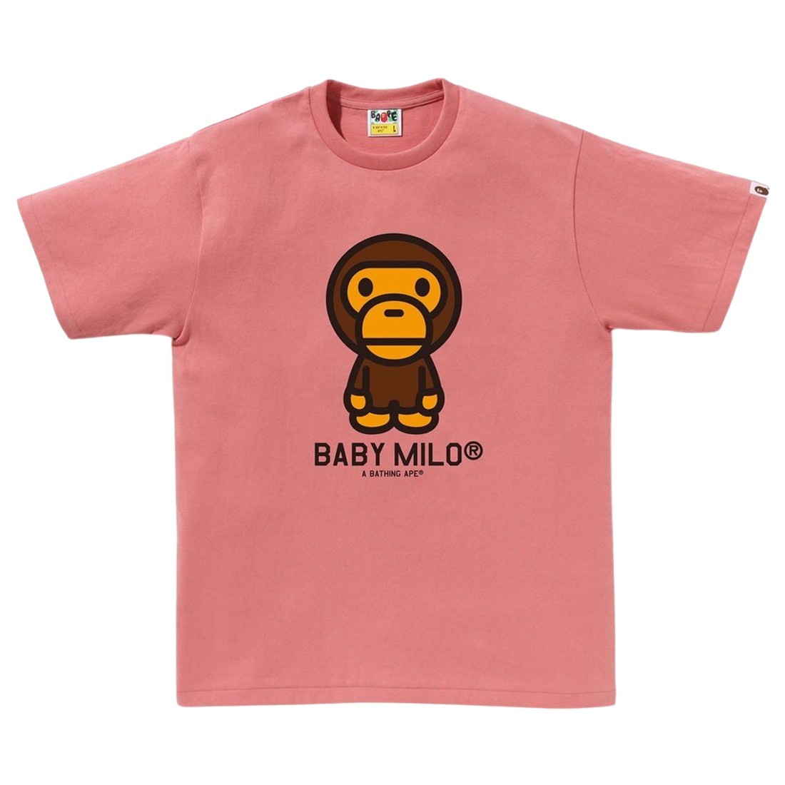 A Bathing Ape Men Baby Milo Tee (pink)