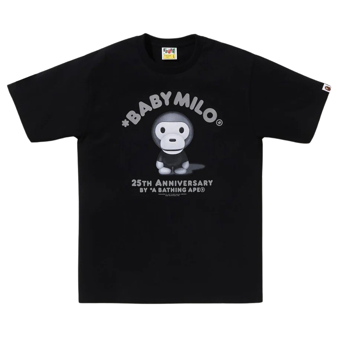 A Bathing Ape Men Baby Milo 25th Anniversary Photo Tee (black)