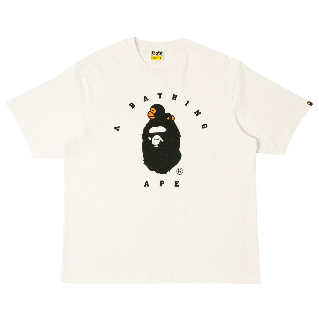 A Bathing Ape Men Milo College Relaxed Fit Tee (white)