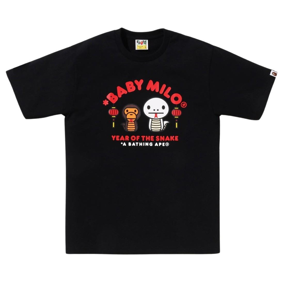 A Bathing Ape Men Year Of The Snake Baby Milo Tee (black)
