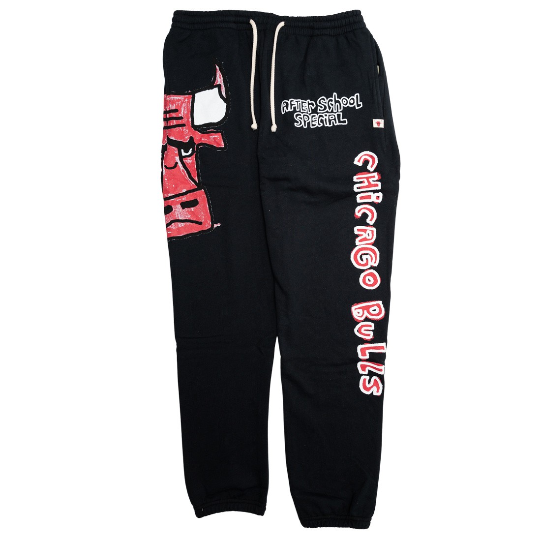 After School Special x NBA Men Bulls Doodle Sweatpants black