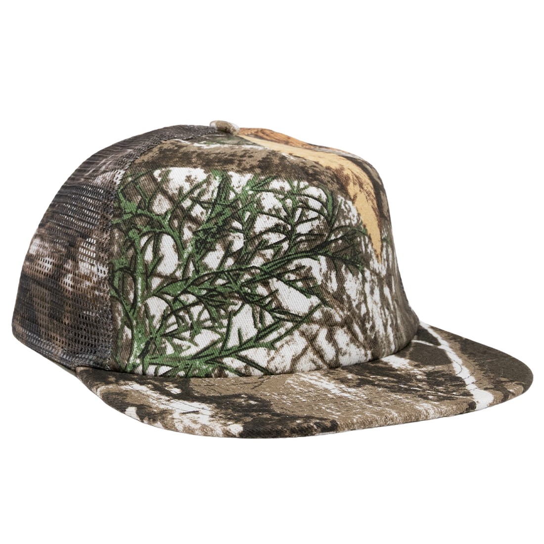 BAIT Men Trucker Hat  (camo/ camo mesh)