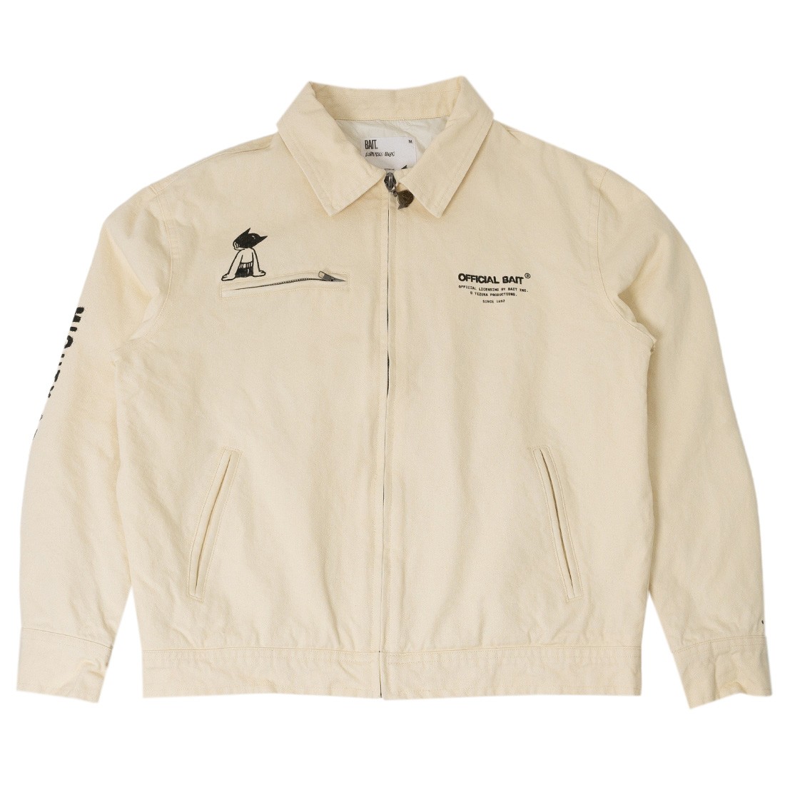 Pullover 'Alessi' grigio Men Official Merchandise Canvas Jacket (white / off white)