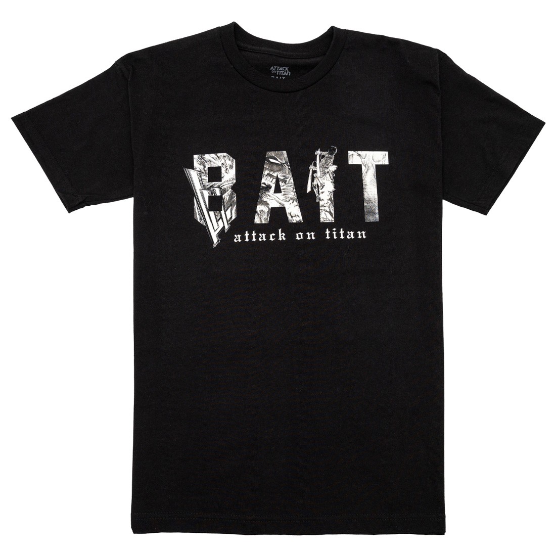 BAIT x Attack On Titan Men Titan BAIT Logo Tee (black)