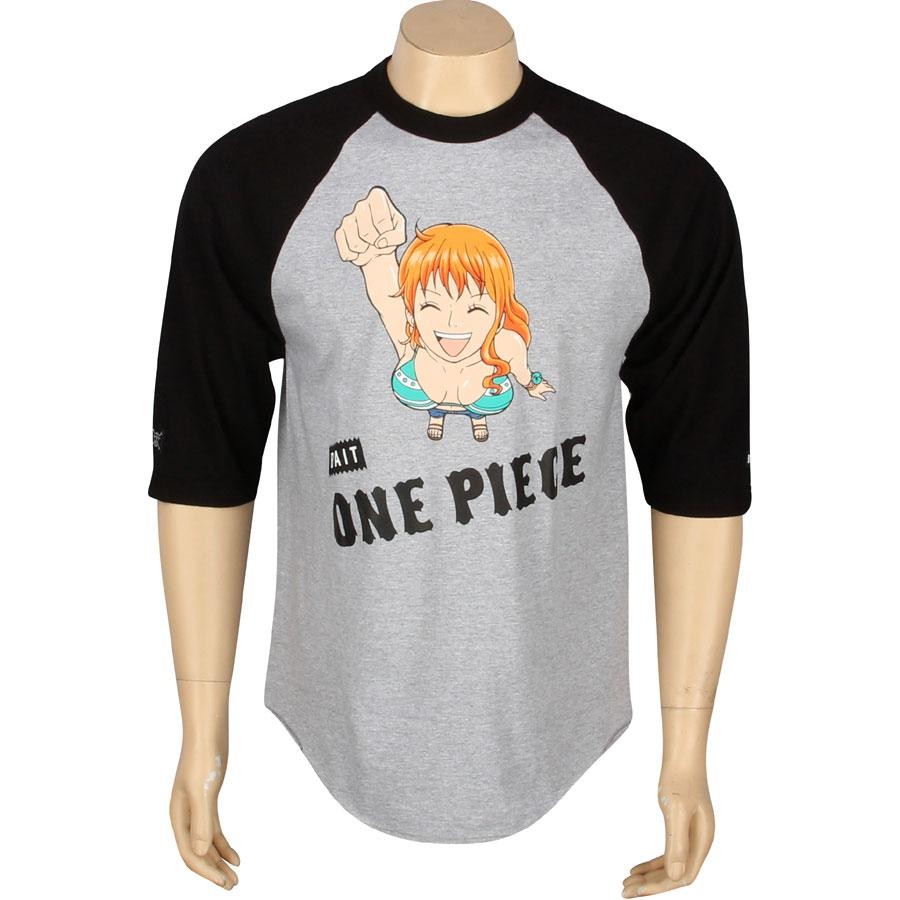 Cheap Cerbe Jordan Outlet x One Piece Nami OP Raglan (heather / black)