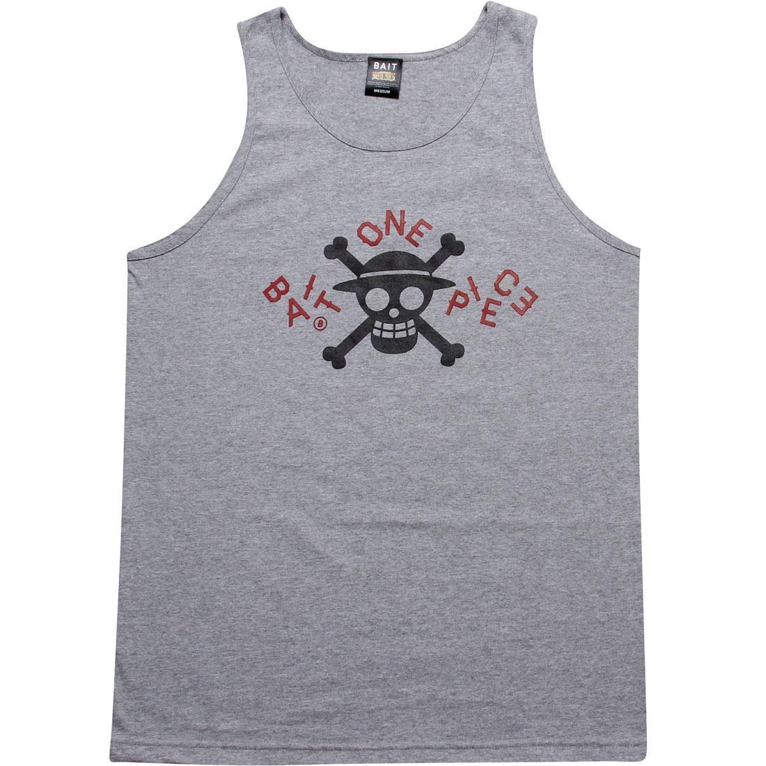 BAIT x One Piece Scrambled Tank Top (athletic heather)
