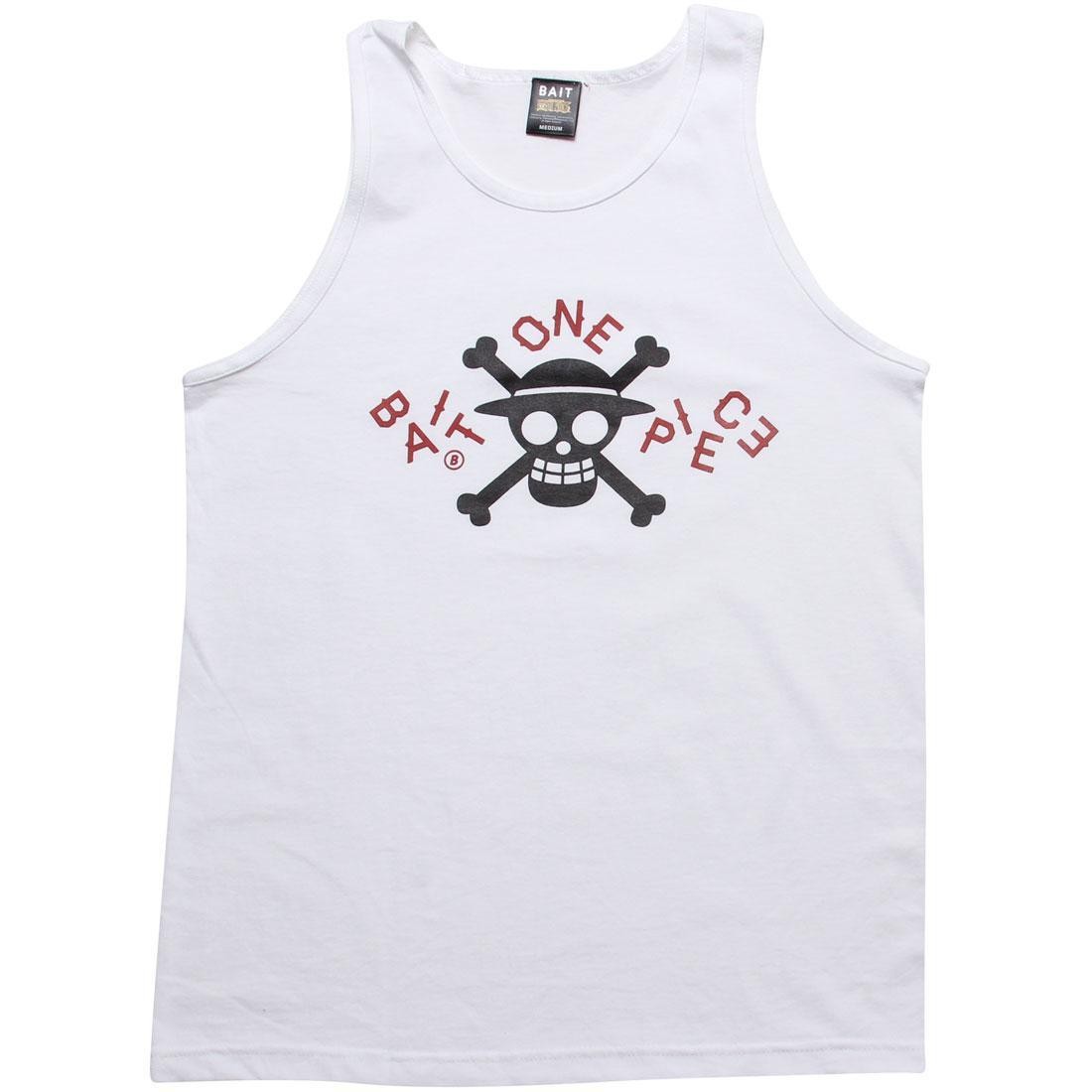 BAIT x One Piece Scrambled Tank Top (white)