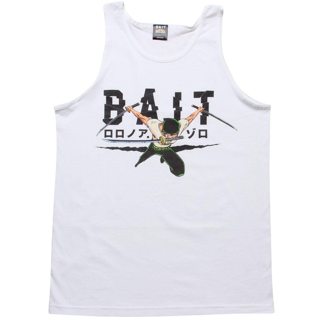BAIT x One Piece Zoro BAIT Logo Tank Top (white)