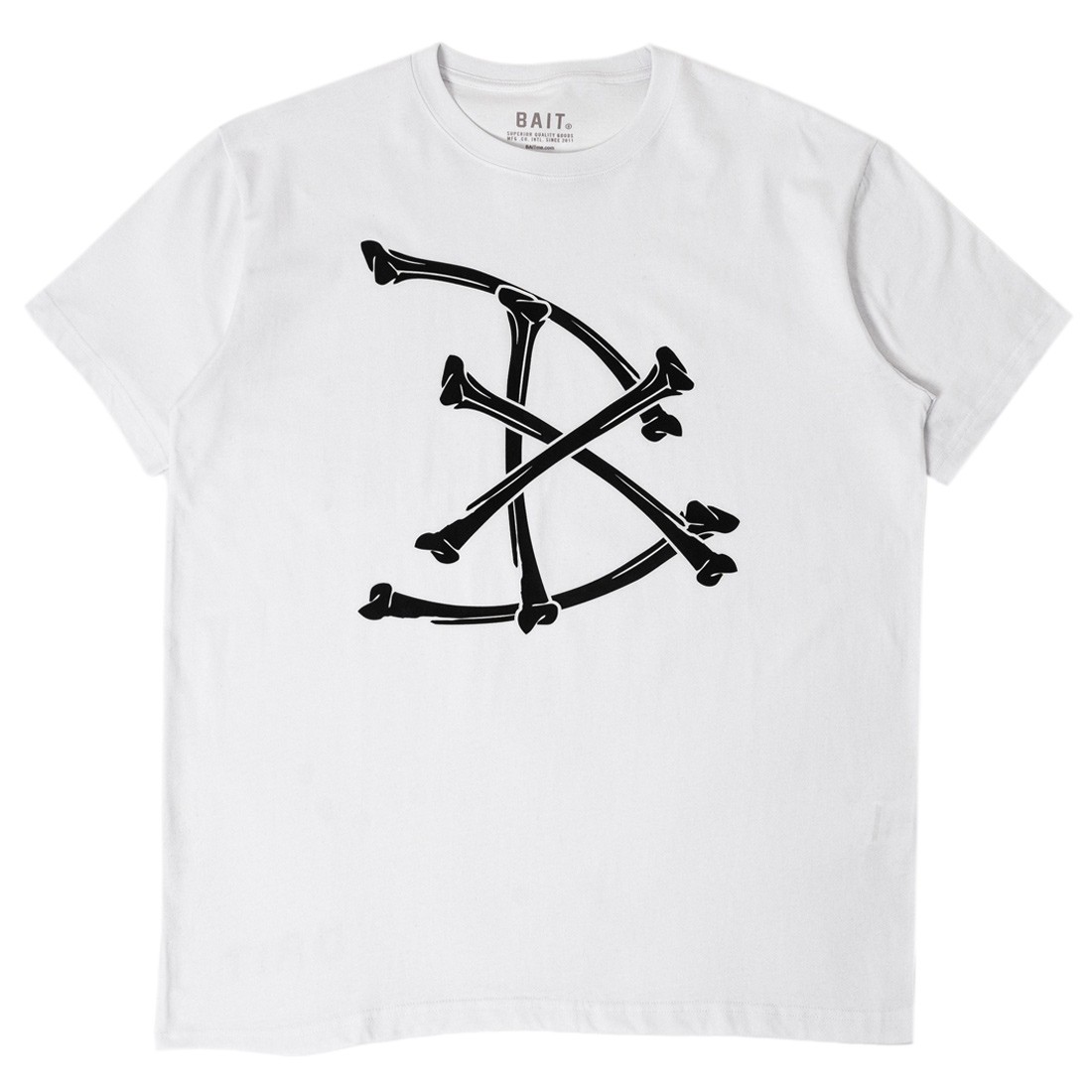 Cheap Cerbe Jordan Outlet Men Bones Tee (white)