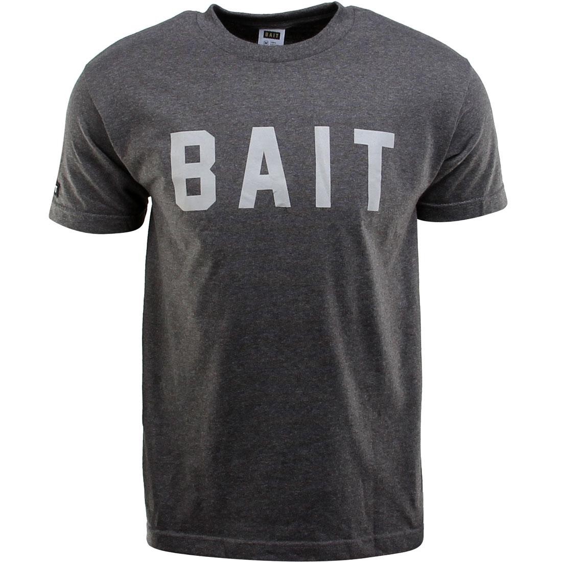 BAIT Logo Tee (gray / charcoal heather / gray)