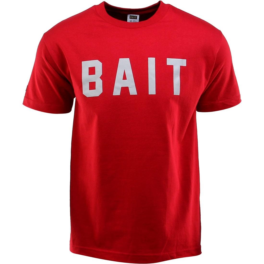 BAIT Logo Tee (red / cardinal red / gray)
