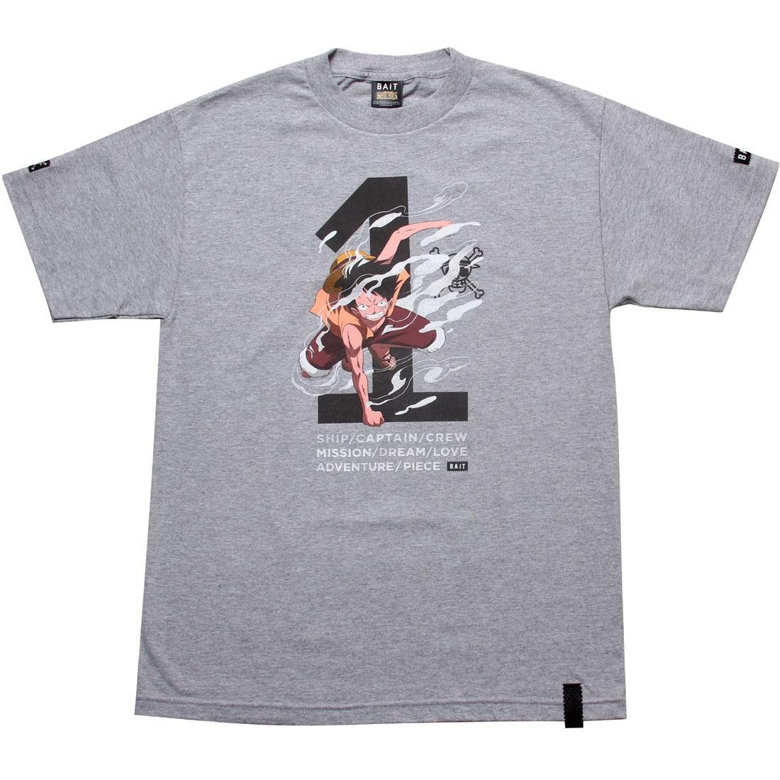 BAIT x One Piece Luffy 1 Tee (athletic heather)