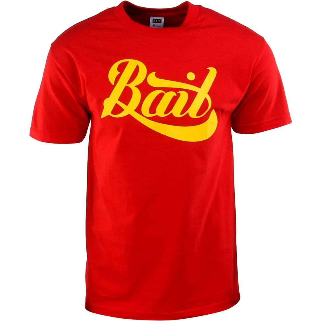 Cheap Urlfreeze Jordan Outlet Script Logo Tee (red / yellow)