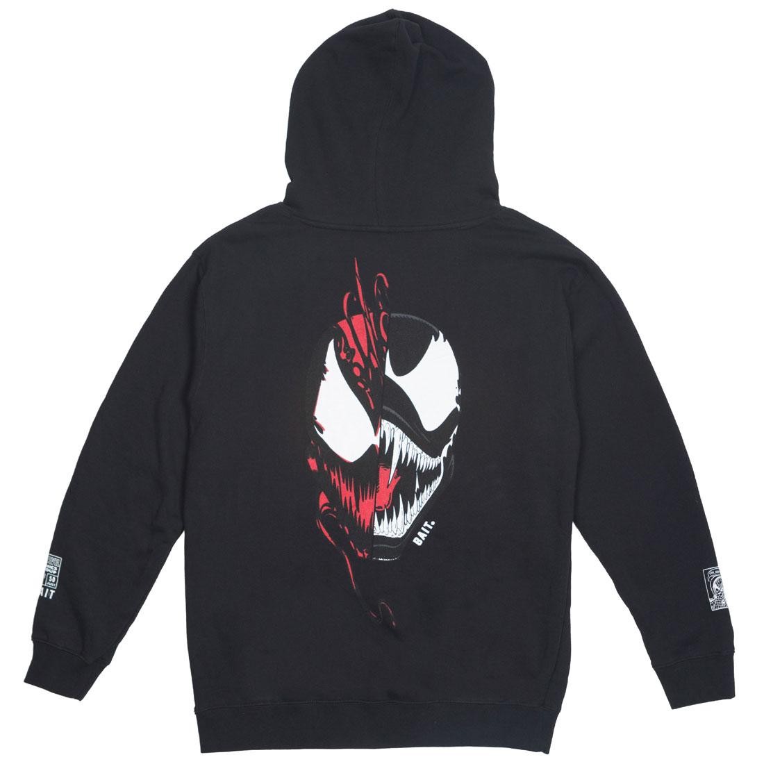 Cheap Urlfreeze Jordan Outlet x Marvel Men Venom vs Carnage Face Off Hoody (black)