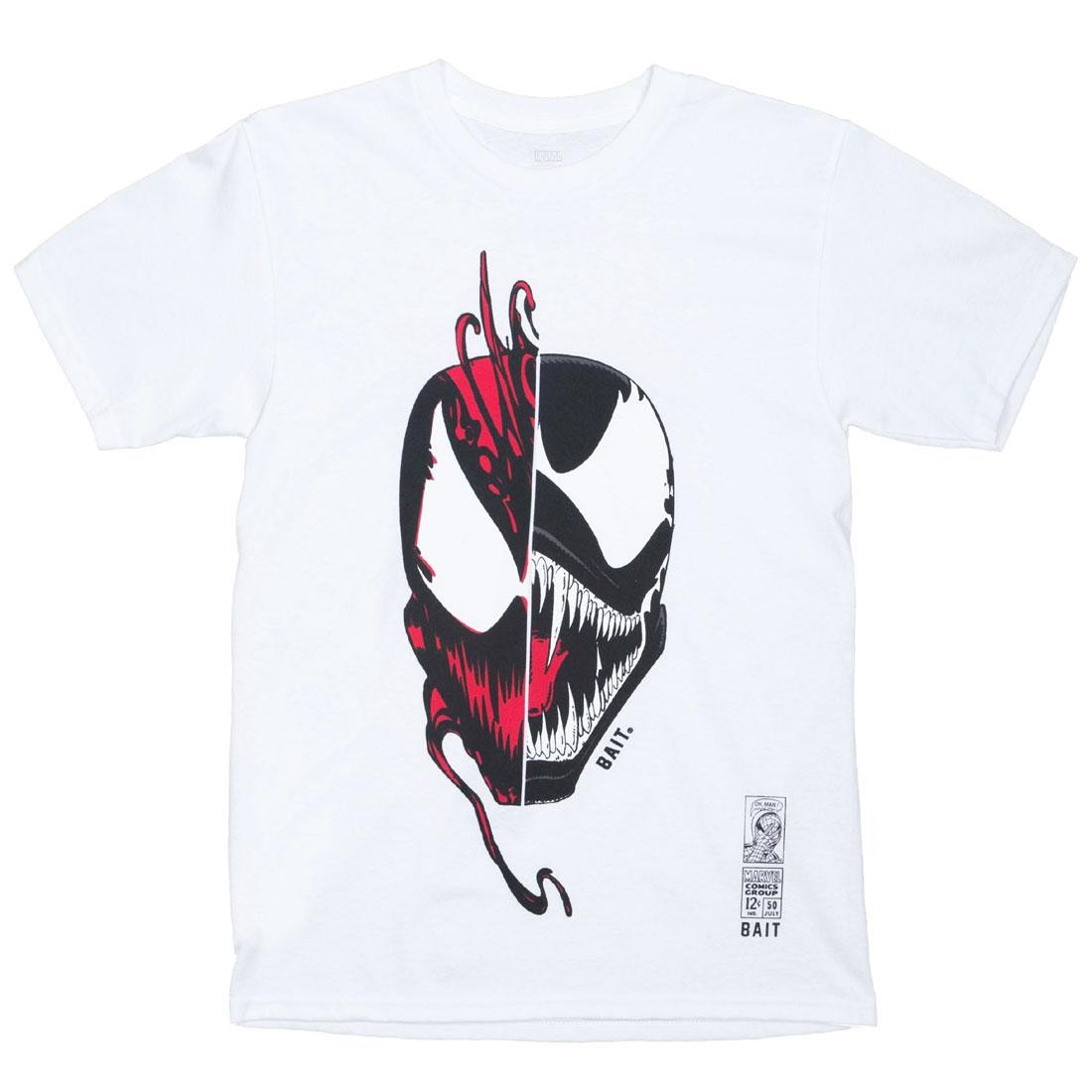 Cheap Urlfreeze Jordan Outlet x Marvel Men Venom vs Carnage Face Off Tee (white)