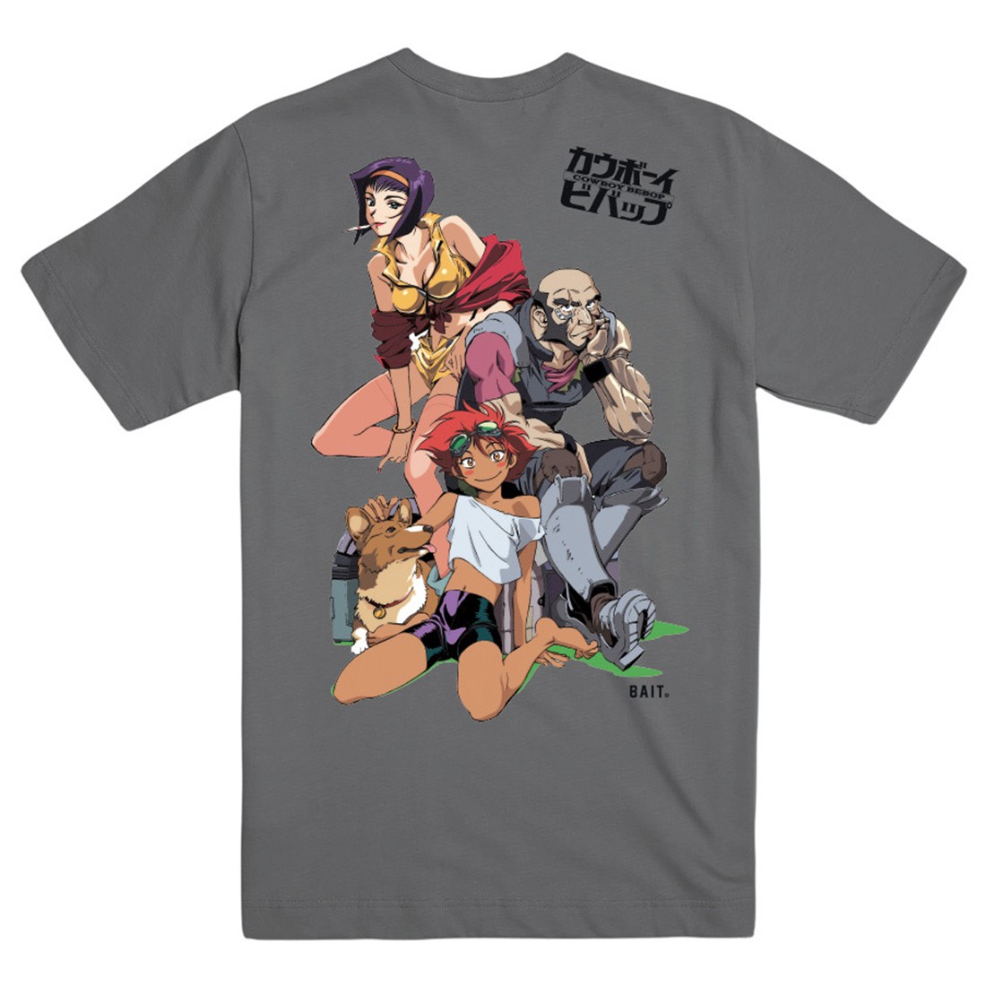 BAIT x Cowboy Bebop Men Crew Tee (gray)