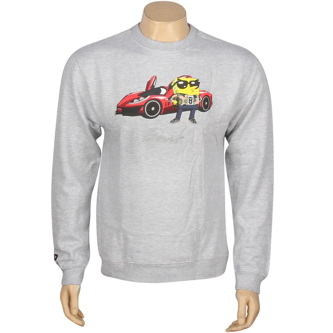 Cheap Urlfreeze Jordan Outlet x Goodsmile Racing SpongeBob SquarePants Crewneck (grey heather)