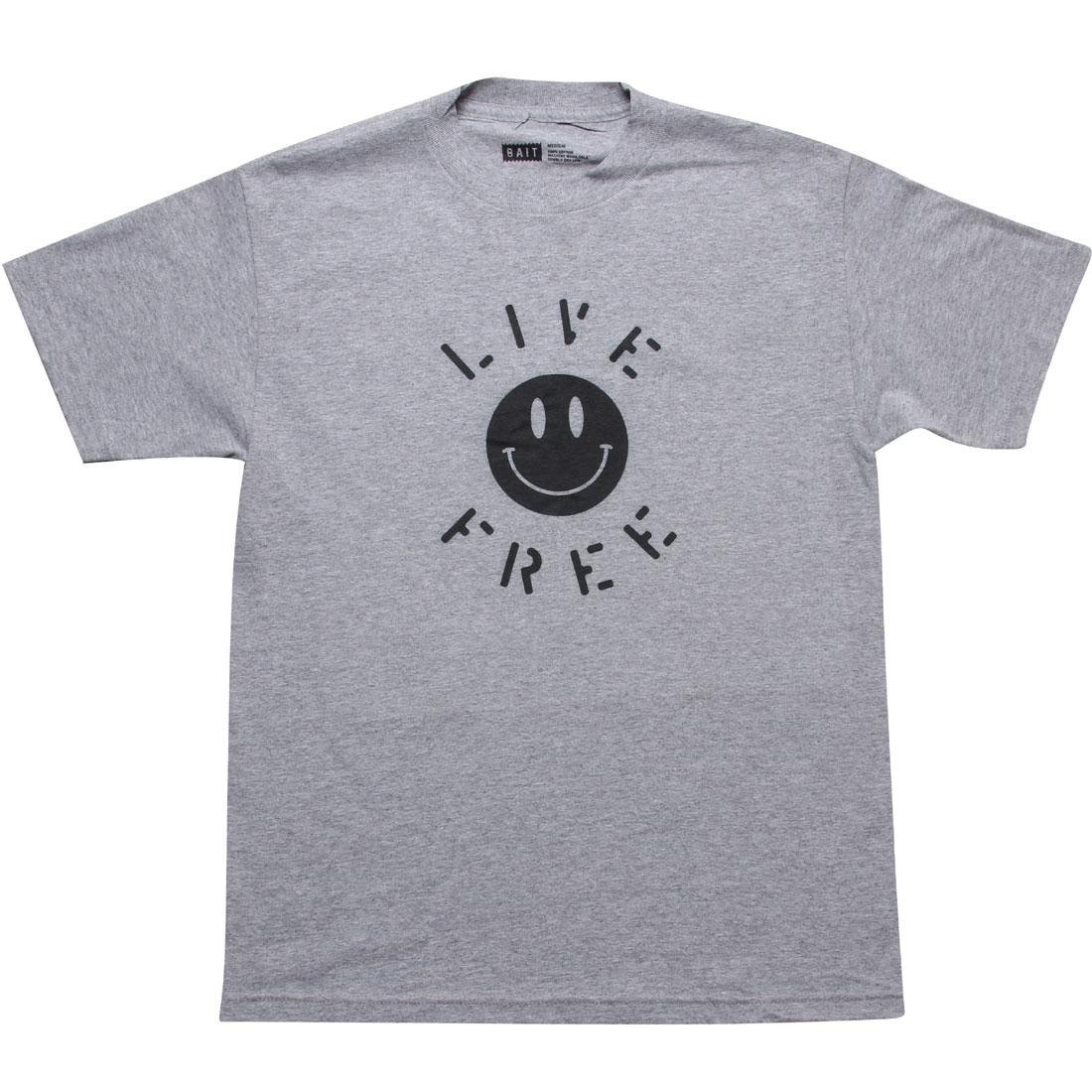 BAIT CruelWorld Live Free Tee (heather grey / black)