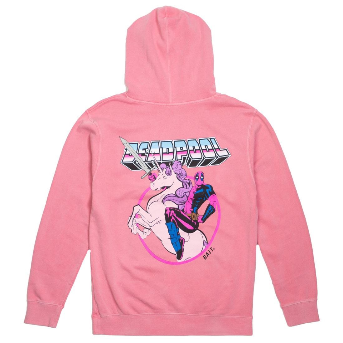 Cheap Cerbe Jordan Outlet x Naruto Men Deadpool Unicorn Pigment Dyed Hoody (pink)