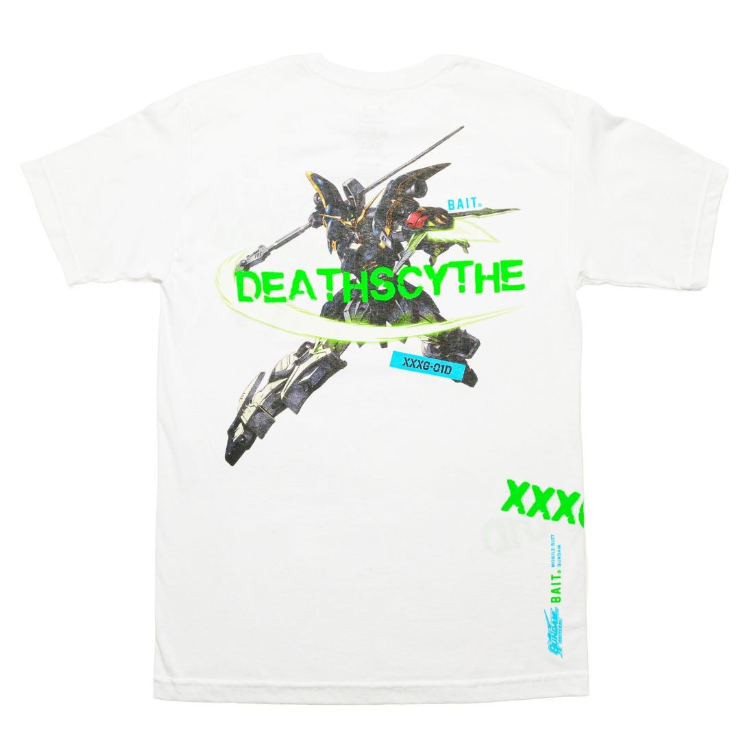 BAIT x Gundam Universe Men Deathscythe Tee (white)