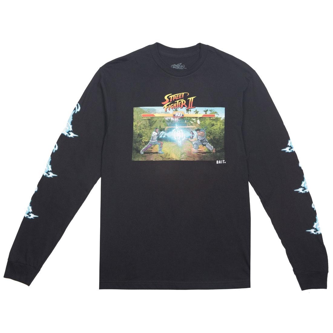 Cheap Atelier-lumieres Jordan Outlet x Street Fighter x JBALVIN Men Hadouken Long Sleeve Tee (black)