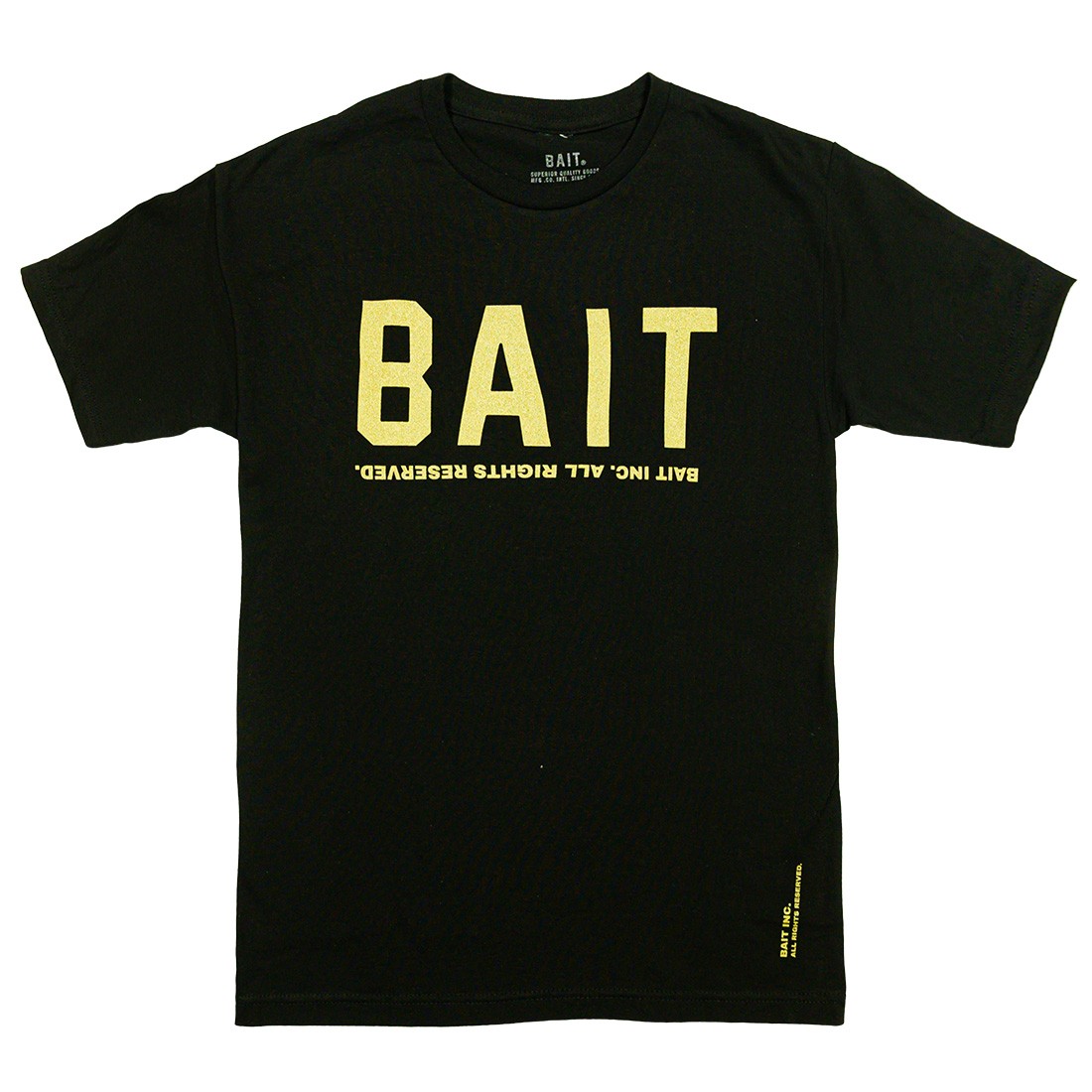 BAIT Men BAIT Logotype Tee (black / gold)