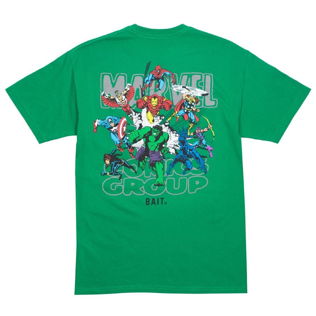 BAIT x Marvel Comics Men Avengers Group Tee (green)
