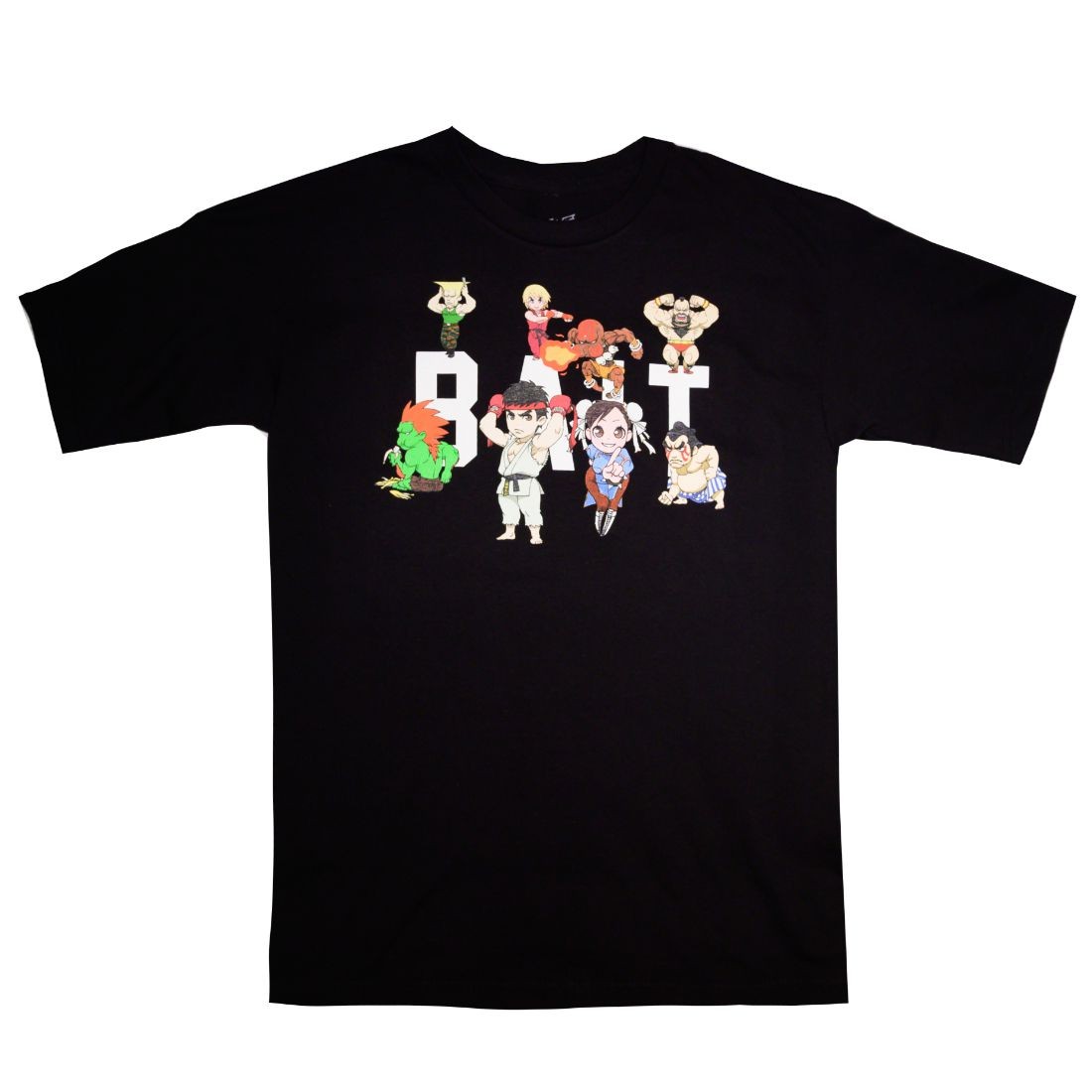 BAIT x Street Fighter Men Chibi Group Tee (black)